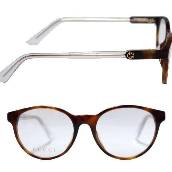 NEW WOMEN'S GUCCI EYEGLASSES GG0487OA 003 GUCCI EYEWEAR - Picture 4 of 9